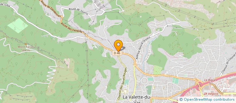 localisation de l'entreprise COMPAGNIE D'INTERVENTION ET ASSISTANCE  LA VALETTE-DU-VAR