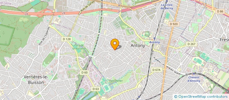 localisation de l'entreprise COMPAGNIE D'INVESTISSEMENTS ET DE PARTICIPATIONS à ANTONY
