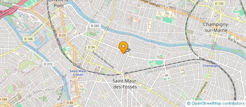 localisation de l'entreprise COMPAGNIE D'INVESTISSEMENTS IMMOBILIERS - C2II à SAINT-MAUR-DES-FOSSES