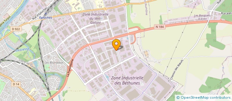 localisation de l'entreprise COMPAGNIE D'INVESTISSEMENTS INDUSTRIELS ET COMMERCIAUX - CIIC à SAINT-OUEN-L'AUMONE