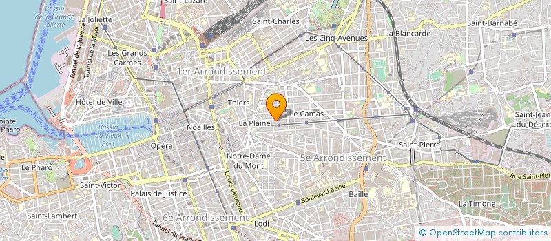 localisation de l'entreprise COMPAGNIE DANSES DU SOLEIL à MARSEILLE