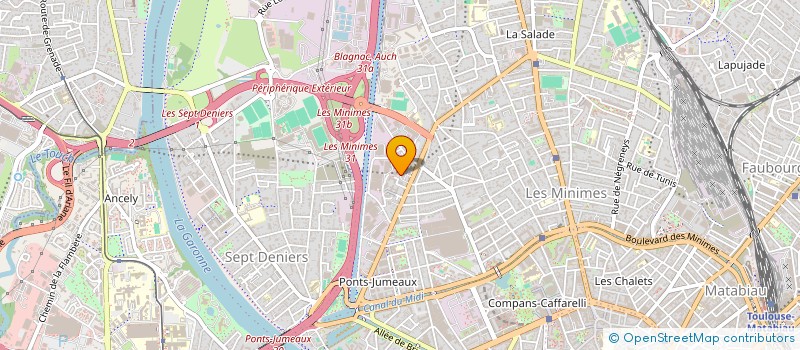localisation de l'entreprise COMPAGNIE DARK PAILLETTES à TOULOUSE