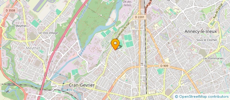 localisation de l'entreprise COMPAGNIE DASKIK à ANNECY