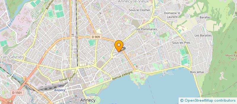 localisation de l'entreprise COMPAGNIE DE A COUDRE à ANNECY