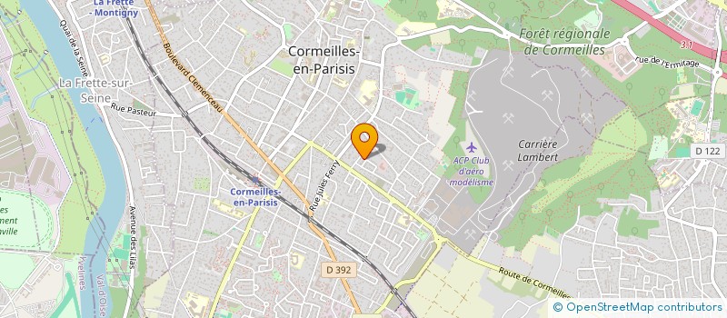 localisation de l'entreprise COMPAGNIE DE BEC & D'ONGLES à CORMEILLES-EN-PARISIS