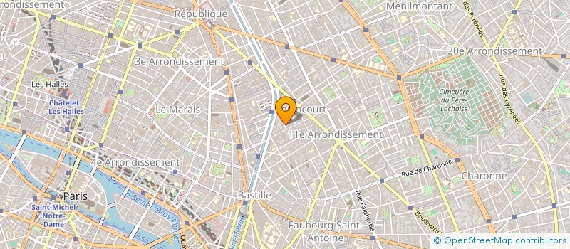 localisation de l'entreprise COMPAGNIE DE CEZIGS  PARIS