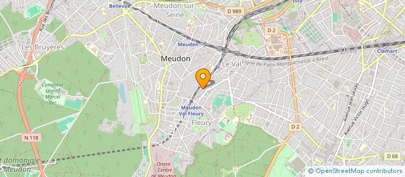 localisation de l'entreprise COMPAGNIE DE CHOISY à MEUDON
