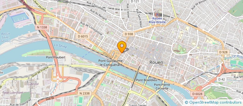 localisation de l'entreprise COMPAGNIE DE CONSTRUCTION DE HAUTE NORMANDIE à ROUEN