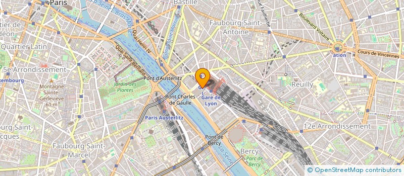 localisation de l'entreprise COMPAGNIE DE CONSTRUCTION GENERALE à PARIS