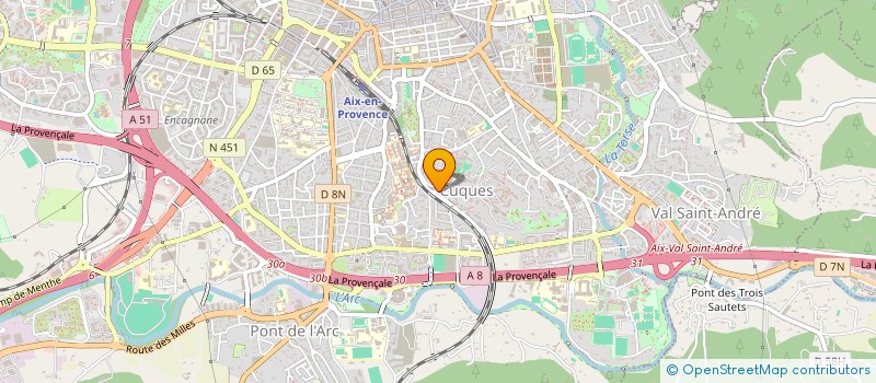 localisation de l'entreprise COMPAGNIE DE DANSE INTER UNIVERSITAIRE C EST PAS NOUS à AIX-EN-PROVENCE