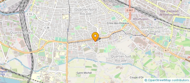 localisation de l'entreprise COMPAGNIE DE DANSE LA HORDE à AVIGNON