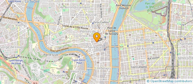 localisation de l'entreprise COMPAGNIE DE DANSE SIRARPIE à LYON