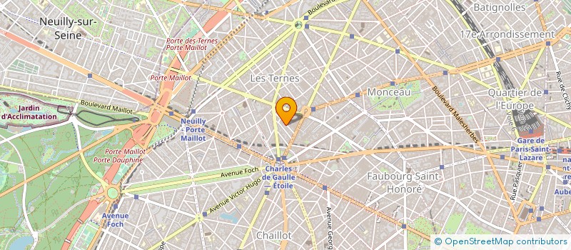 localisation de l'entreprise COMPAGNIE DE DECORATION à PARIS