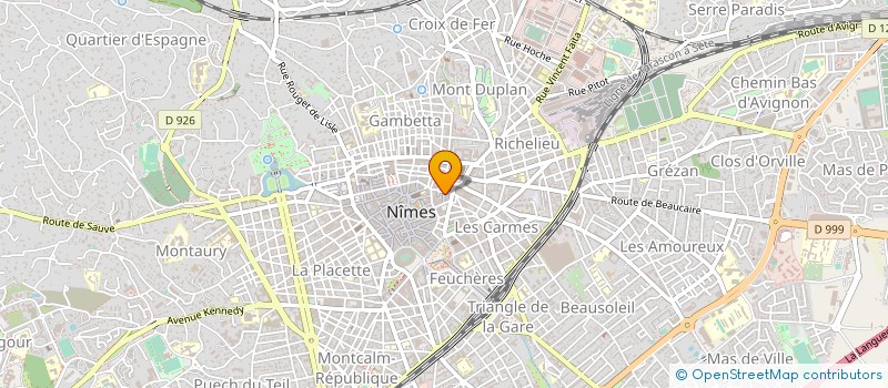 localisation de l'entreprise COMPAGNIE DE DEVELOPPEMENT DE PARTICIPATIONS C.D.P.  NIMES