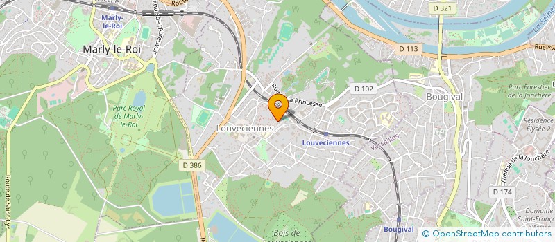 localisation de l'entreprise COMPAGNIE DE DISTRIBUTION ECONOMIQUE  LOUVECIENNES