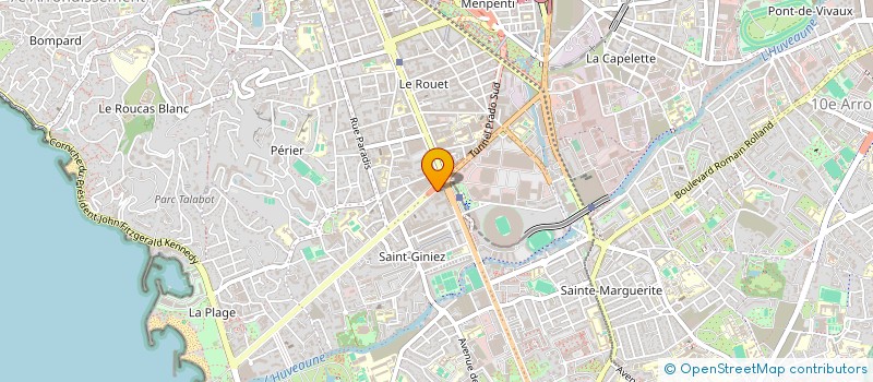 localisation de l'entreprise COMPAGNIE DE DISTRIBUTION ET D'IMMOBILIER- CDI à MARSEILLE
