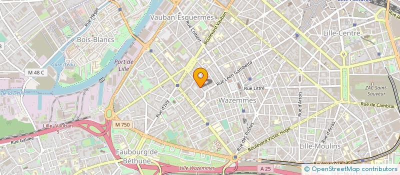 localisation de l'entreprise COMPAGNIE DE DISTRIBUTION MODERNE à LILLE