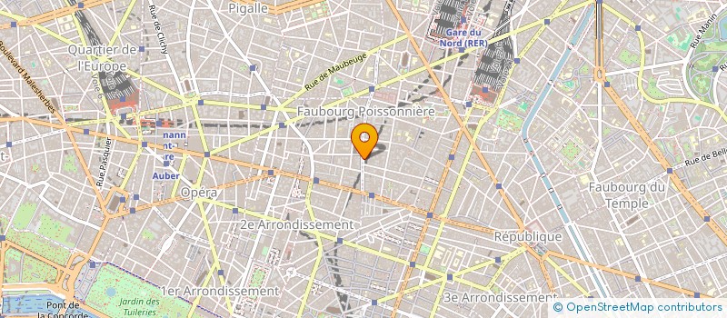 localisation de l'entreprise COMPAGNIE DE FOURRURES DU GRAND NORD  PARIS