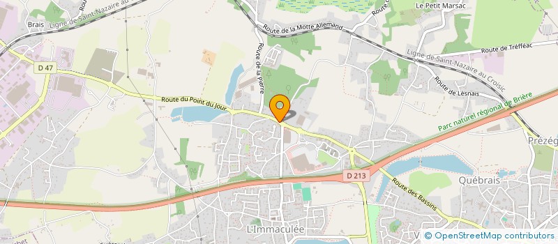localisation de l'entreprise COMPAGNIE DE GESTION DE LA MAISON INDIVIDUELLE à SAINT-NAZAIRE