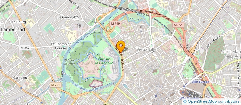 localisation de l'entreprise COMPAGNIE DE GESTION DE PATRIMOINE à LILLE