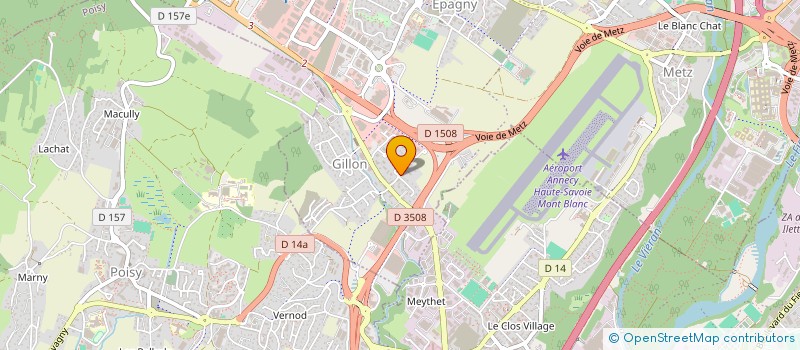 localisation de l'entreprise COMPAGNIE DE GESTION IMMOBILIERE ET TOURISTIQUE à EPAGNY METZ-TESSY