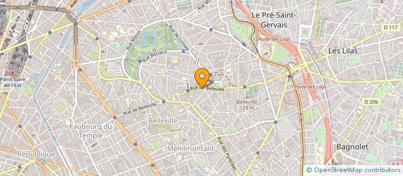 localisation de l'entreprise COMPAGNIE DE L'ALAMBIC  PARIS