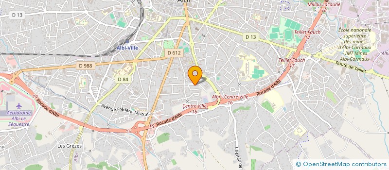 localisation de l'entreprise COMPAGNIE DE L ALBATROS  ALBI