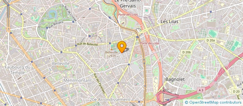 localisation de l'entreprise COMPAGNIE DE L'ANGE QUI PASSE  PARIS