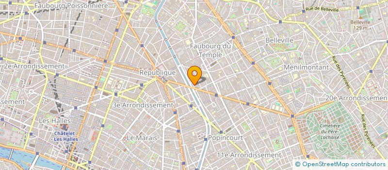 localisation de l'entreprise COMPAGNIE DE L APPROXIMATIVE  PARIS