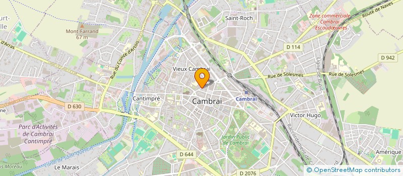 localisation de l'entreprise COMPAGNIE DE L'ARBRE A POIRES  CAMBRAI