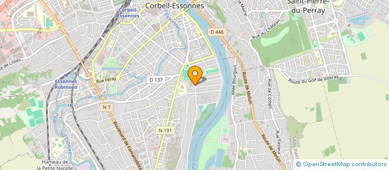 localisation de l'entreprise COMPAGNIE DE L'ARQUEBUSE ROYALE  CORBEIL-ESSONNES
