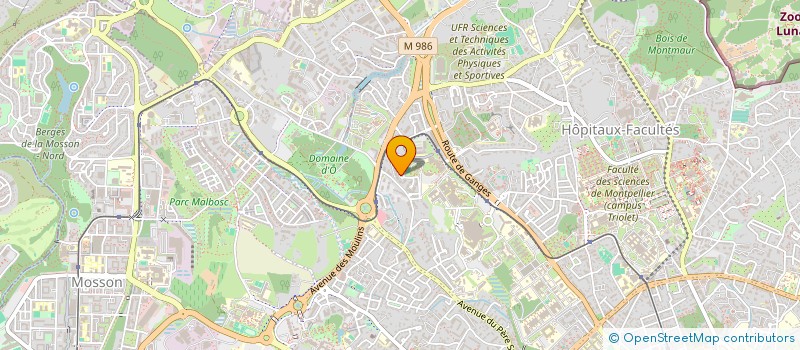 localisation de l'entreprise COMPAGNIE DE L ASTROLABE à MONTPELLIER
