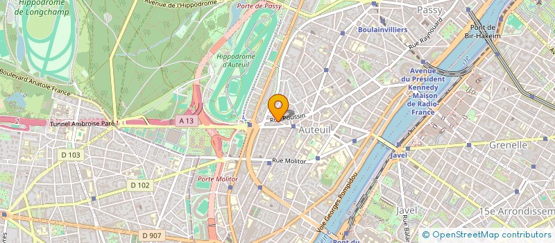 localisation de l'entreprise COMPAGNIE DE L'AURORE  PARIS