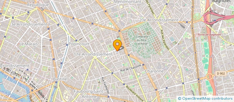 localisation de l'entreprise COMPAGNIE DE L AURORE  PARIS