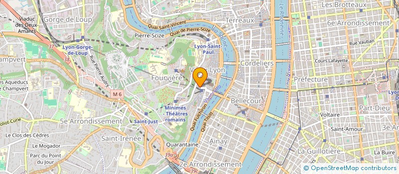 localisation de l'entreprise COMPAGNIE DE L'ECHAPPEE BELLE à LYON