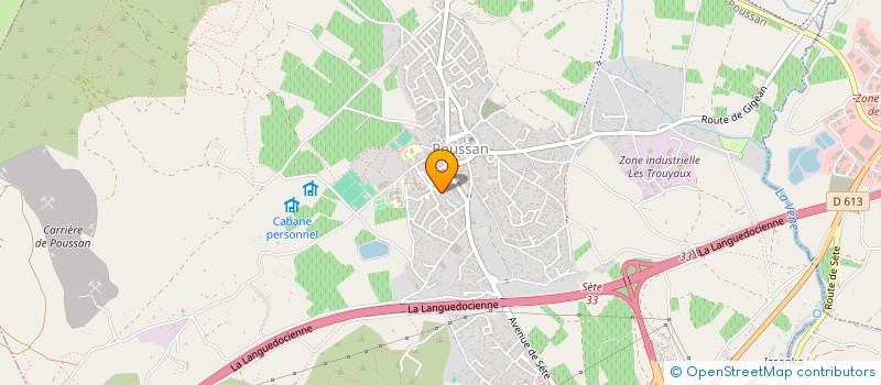 localisation de l'entreprise COMPAGNIE DE L'EMPREINTE  POUSSAN