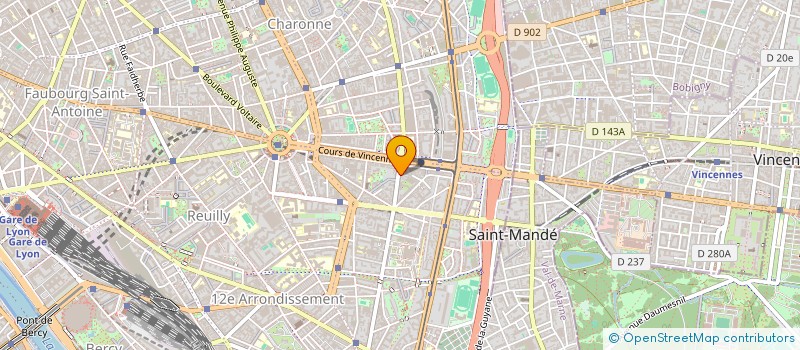localisation de l'entreprise COMPAGNIE DE L ENERGUMENE  PARIS