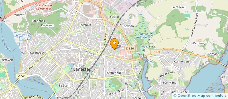 localisation de l'entreprise COMPAGNIE DE L'ESCALE  LANESTER