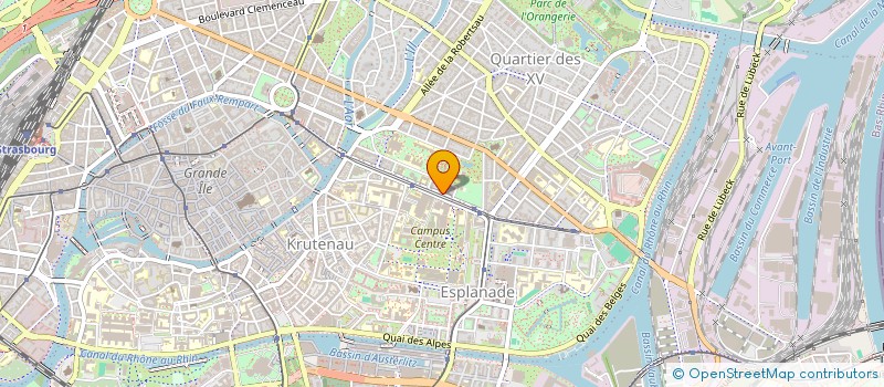 localisation de l'entreprise COMPAGNIE DE L'ESCAPADE à STRASBOURG