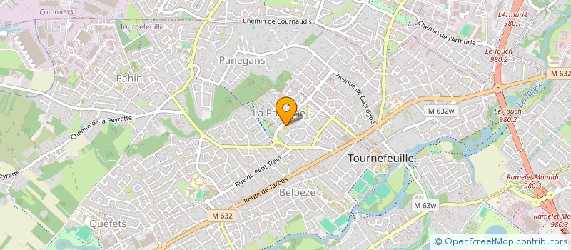 localisation de l'entreprise COMPAGNIE DE L'ESCLANDRE  TOURNEFEUILLE