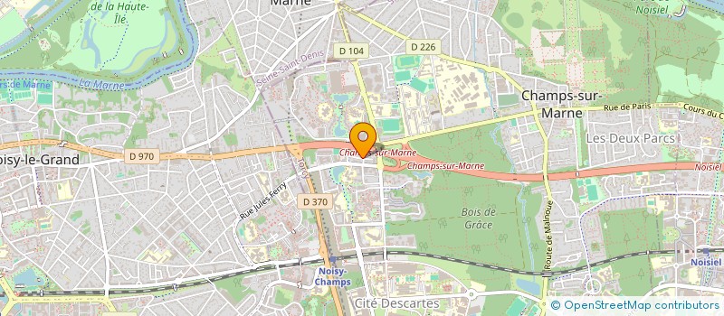 localisation de l'entreprise COMPAGNIE DE L EST A CHAMPS SUR MARNE à CHAMPS-SUR-MARNE