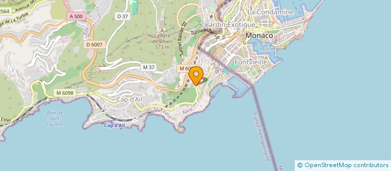 localisation de l'entreprise COMPAGNIE DE L'ETINCELANTE  CAP D'AIL