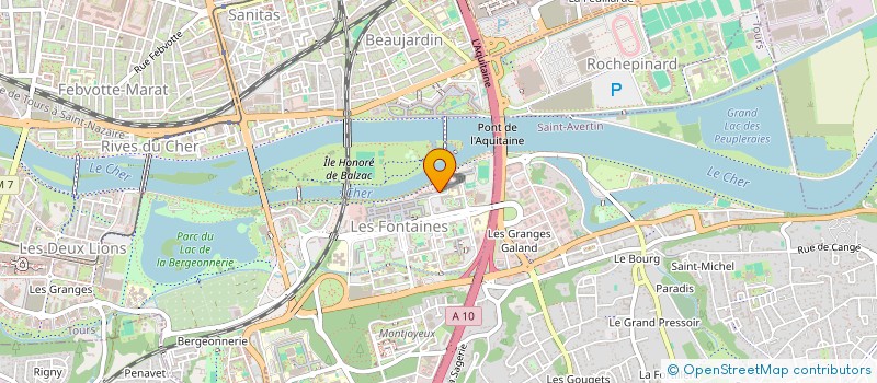 localisation de l'entreprise COMPAGNIE DE L ETOILE  TOURS