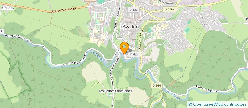 localisation de l'entreprise COMPAGNIE DE L'HELIX à AVALLON