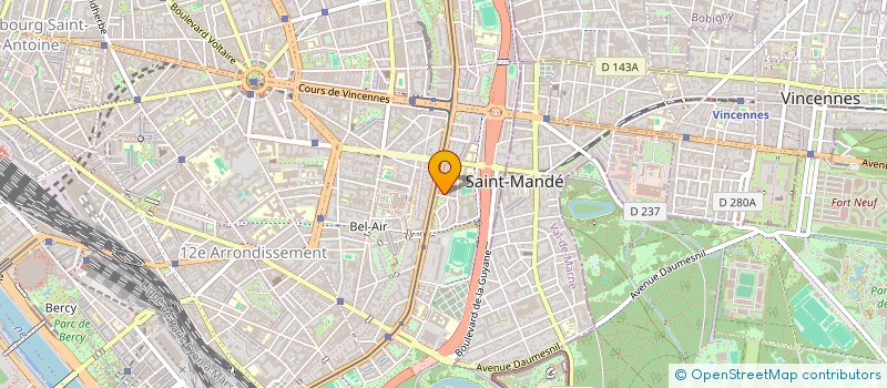 localisation de l'entreprise COMPAGNIE DE L'ILLUSIONNISTE TOQUE  PARIS