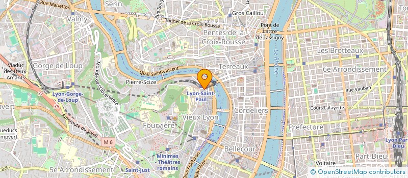localisation de l'entreprise COMPAGNIE DE L'INDICIBLE à LYON