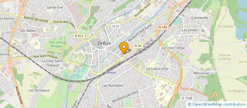 localisation de l'entreprise COMPAGNIE DE L'OEIL BRUN à DREUX