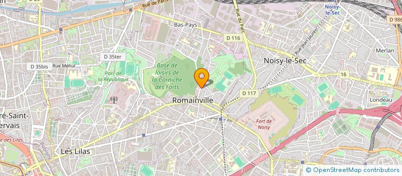 localisation de l'entreprise COMPAGNIE DE L'ORANGE BLEUE à ROMAINVILLE