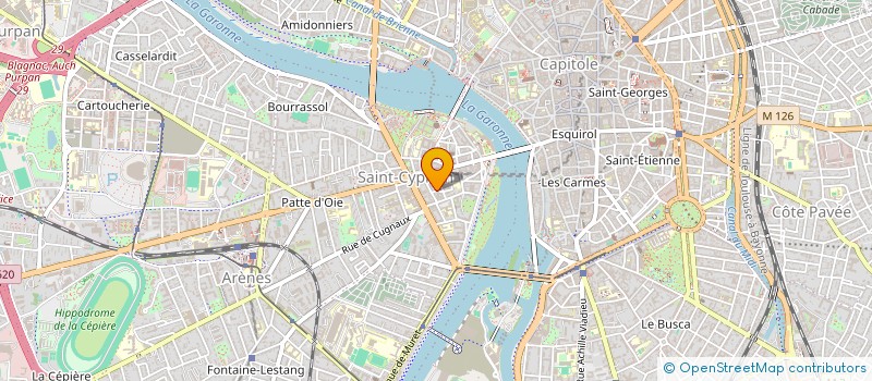 localisation de l'entreprise COMPAGNIE DE L'OUVRE-BOITE à TOULOUSE