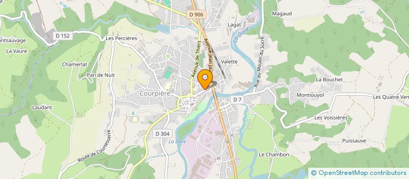 localisation de l'entreprise COMPAGNIE DE L'UN POSSIBLE à COURPIERE